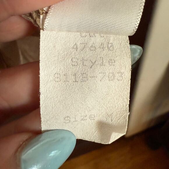 CP Shades | Tan Lightweight Cotton Silk Tunic Top with Roll Tab Sleeves | Medium - Picture 7 of 8